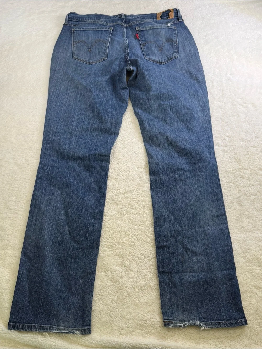 Levi’s 505 Straight Jeans Women’s Size 31 Blue Denim Classic Straight Leg
